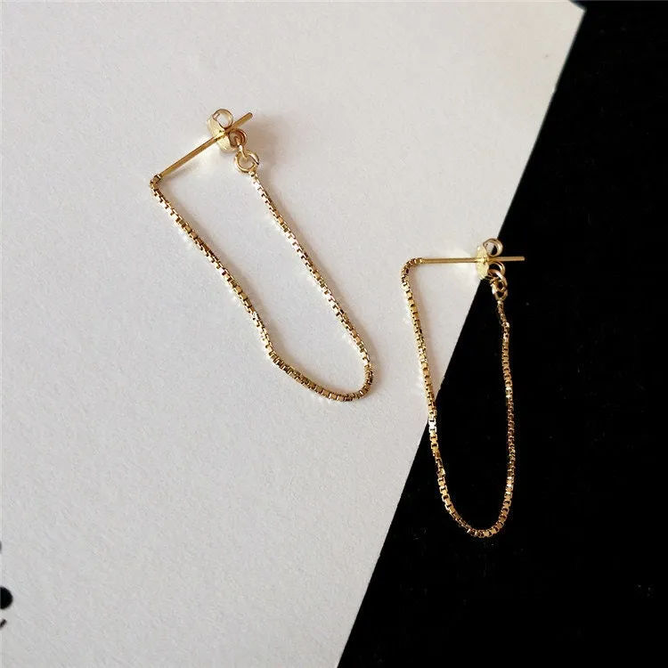 14k Gold Filled Tassel Earrings