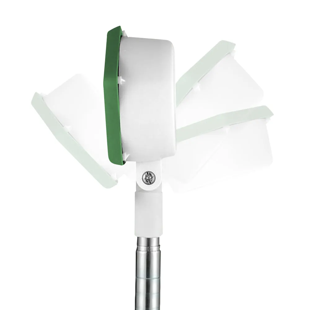 Adjustable Height Hair Dryer Stand 180 Degree Rotatable Hands Free Blow Dryer Holder Phone Holder Green