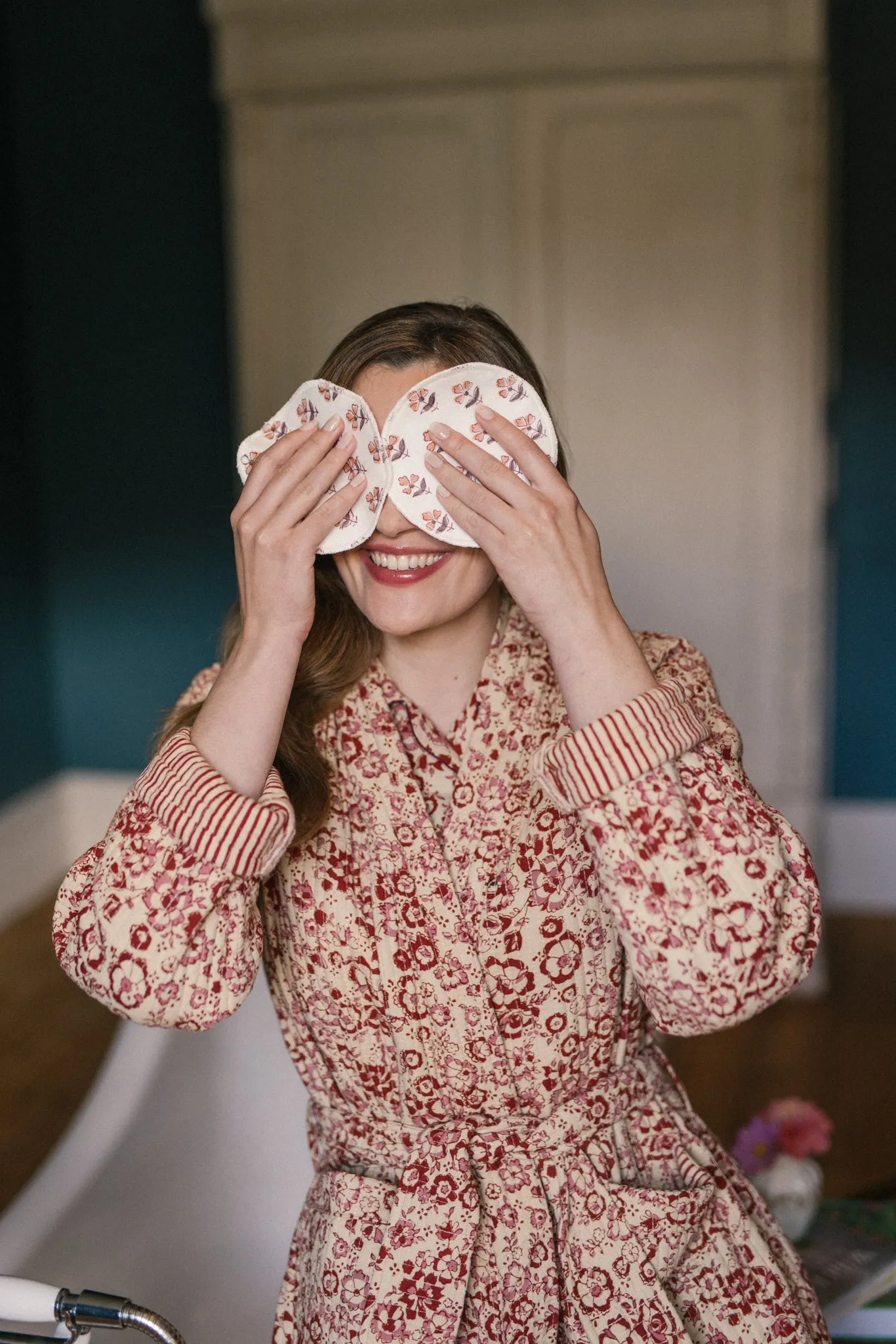 Face Wipes (Set of 6) in Desert Rose Print