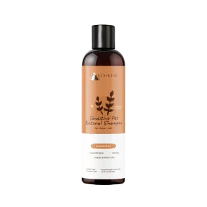 Kin   Kind Sensitive Skin Natural Shampoo for Puppies & Kittens Unscented, 12 oz