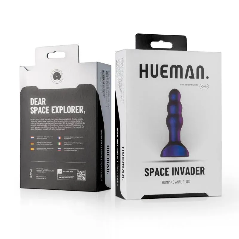 Space Invader Vibrating Anal Plug