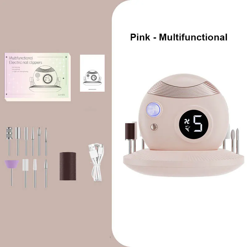 Xmas Sales - 50% OFFMultifunctional Automatic Nail Clippers - Clipping, Polishing, Grinding, and Curing!